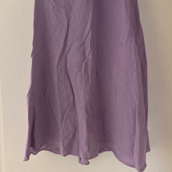 Heaven Lavender Linen Dress / S - Picture 2 of 5